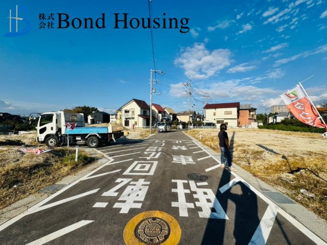 全7区画　5号棟　LDK20帖超　4LDK　二見町福里　新築戸建の外観