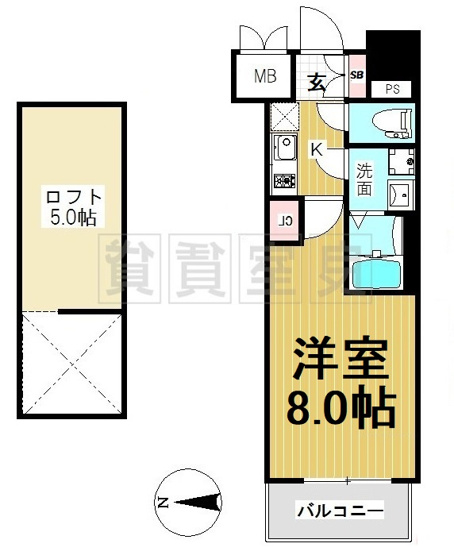 【間取り】 | エステムコート名古屋栄デュアルレジェンド