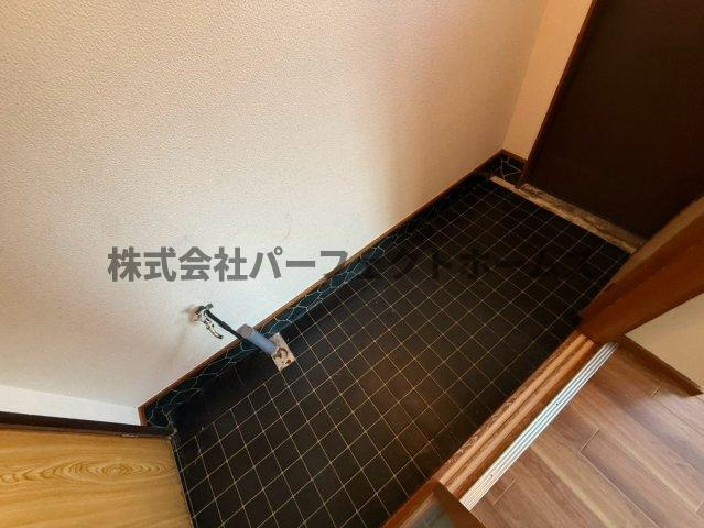 池田南町戸建　賃貸の玄関|シンプルで使いやすい玄関です