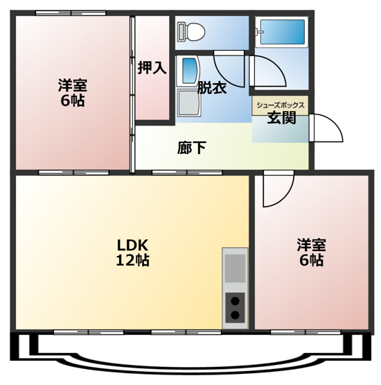 【間取り】 | カメリア栄