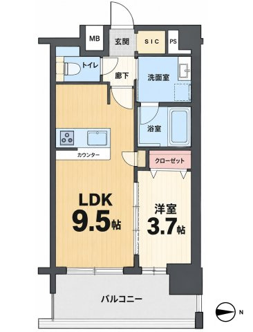 【間取り】 | プレサンスジェネ上前津