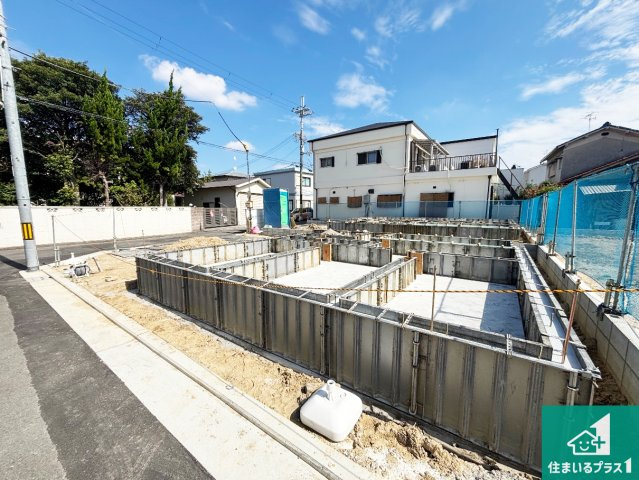 ◆堺市西区原田　第1期　新築一戸建ての外観|周辺は落ち着いた街並みの住宅地！子育てがしやすい住環境です！まだ未完成ですが、現地でしかわからない事もございます。是非一度ご覧ください。