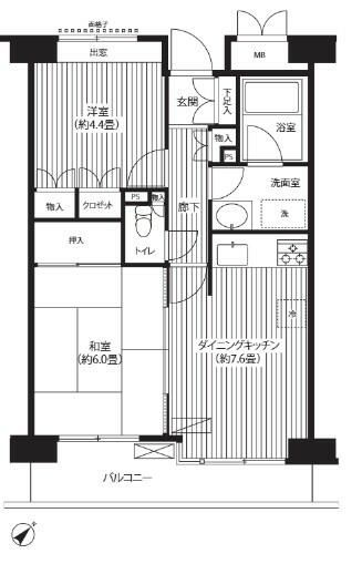 ステラメゾン武蔵小山の間取り