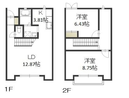 ヴィラK Aの間取り