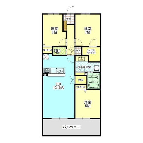 【間取り】 | パークナード栃木駅前サーパスレジデンス