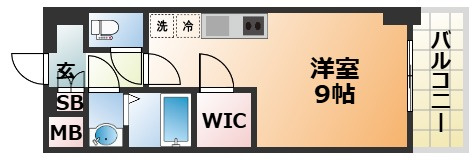 Alivis神戸駅前の間取り