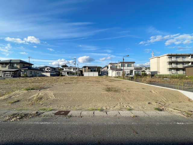 【建築条件付き売地】　喜多方市西四ツ谷　第二小・第一中の外観|南側道路で陽当たりが良く快適な立地！