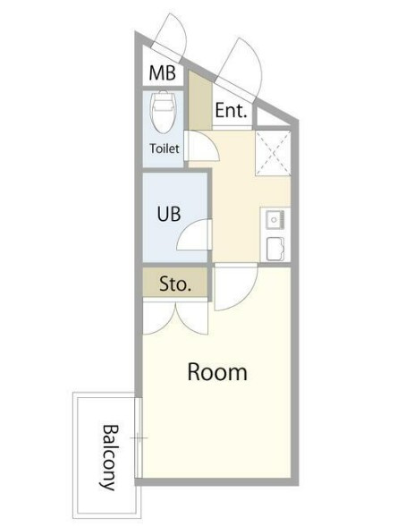 川崎市多摩区堰１丁目の賃貸マンションの間取り