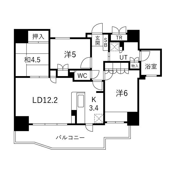 BELISTA岡崎戸崎の間取り