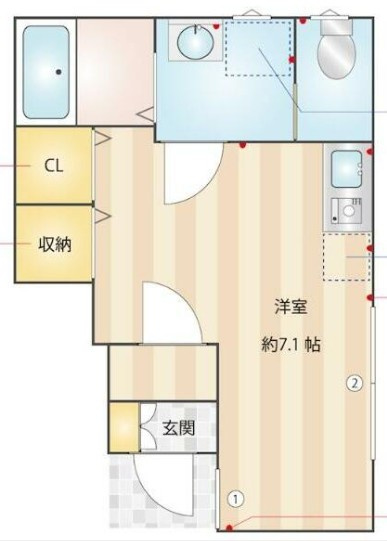 特典：仲介手数料が不要です‼の間取り
