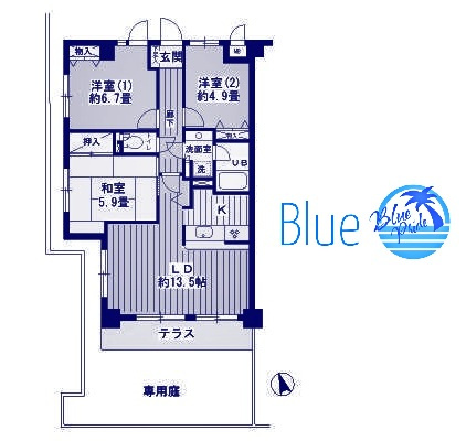 【間取り】 | ノーブル横浜岡野公園
