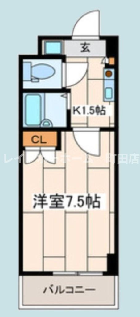 ABITARE海老名※初期費用分割あと払いサービス利用可能物件の間取り