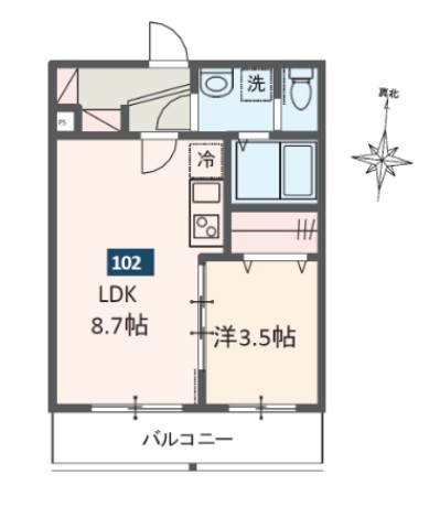 MELDIA両国の間取り