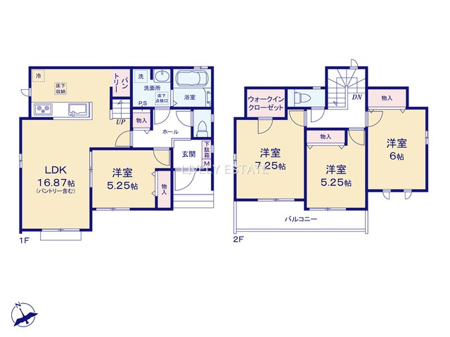 草加市長栄4丁目 新築分譲住宅 全4棟 C号棟