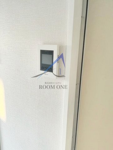 ハイツ橋口のセキュリティ|モニター付きインターホンです。
