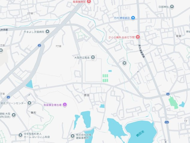 堺市西区原田　第1期　新築一戸建ての地図