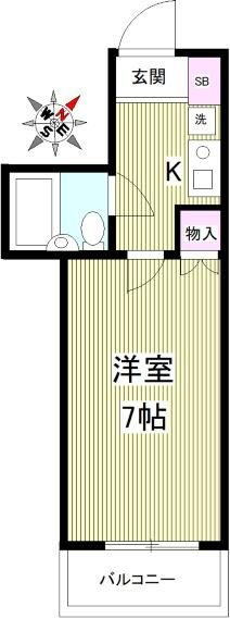 フェリスタバンビーノの間取り