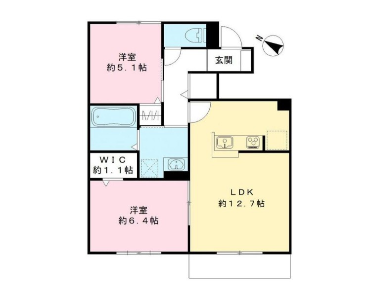 【仲介手数料：50％OFF】対象物件！の間取り