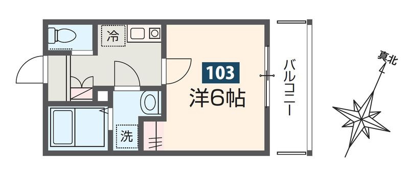 アース所沢の間取り