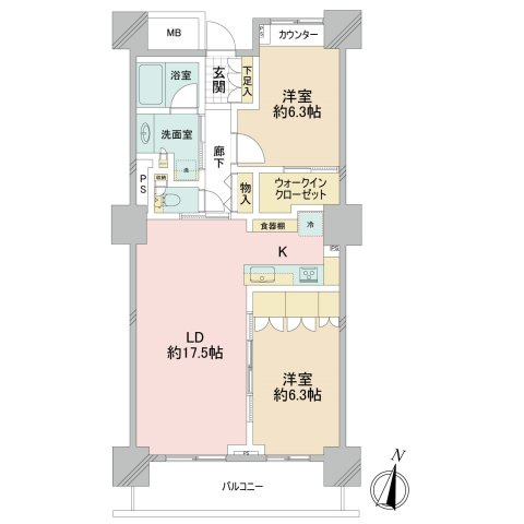 【間取り】 | ウエルタワー深川