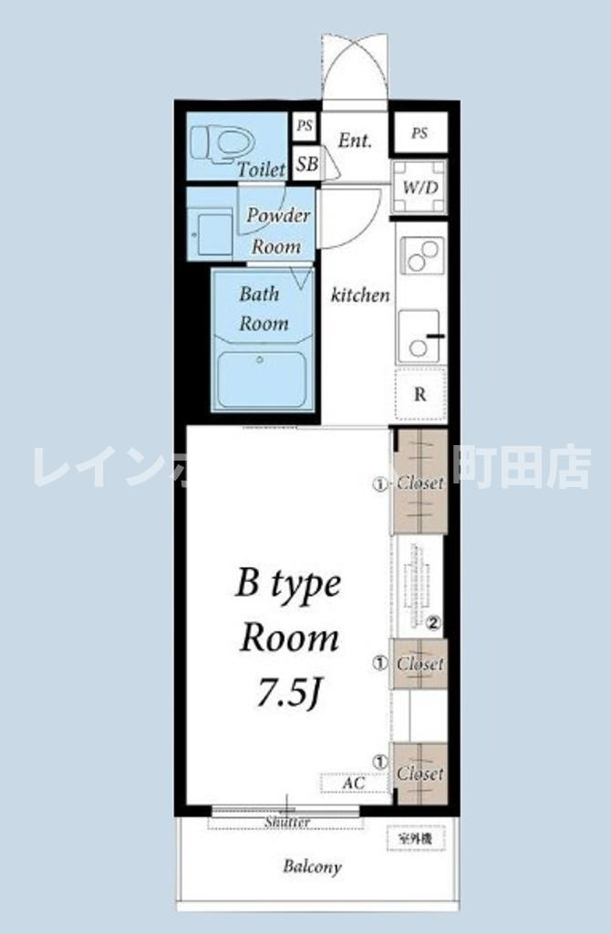 リブリ・くらしな※初期費用分割後払いサービス利用可能物件の間取り