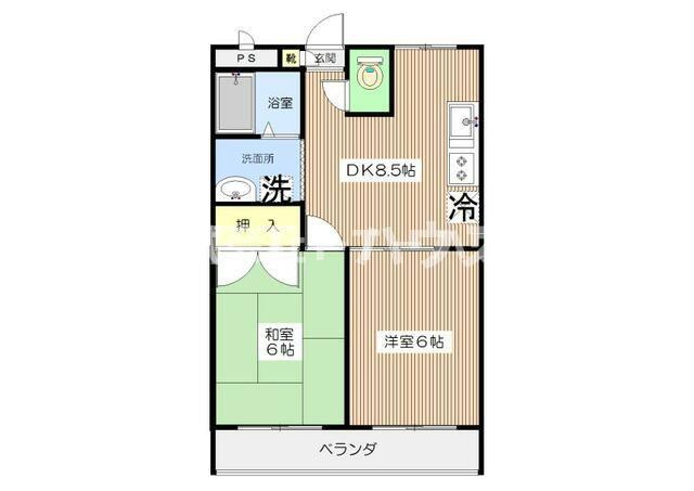 アネックス大野の間取り