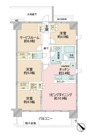 【間取り】 | サンクレイドル東小岩