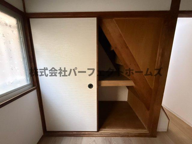 高柳7丁目テラスハウス　賃貸の収納|収納のためのスペースです