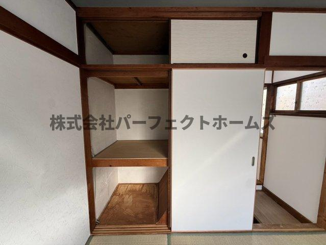 高柳7丁目テラスハウス　賃貸の収納|収納のためのスペースです