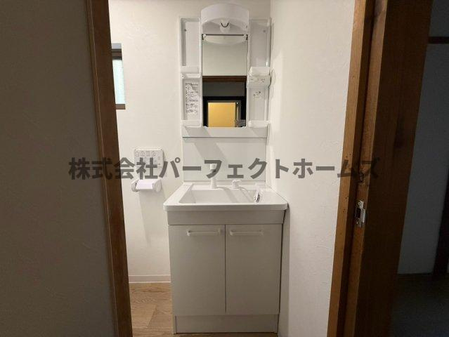 高柳7丁目テラスハウス　賃貸の独立洗面台|独立洗面台で身支度をすべて済ませてしまいましょう