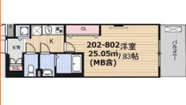 Luxe東灘の間取り