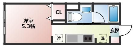 練馬区桜台４丁目の賃貸マンションの間取り