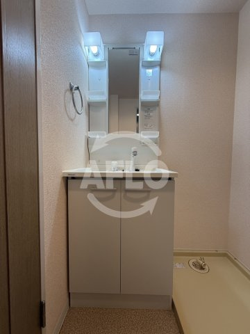 シャトー弁天弐番館　波除小学校区の独立洗面台|シャトー弁天弐番館　独立洗面台