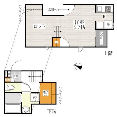 ＣＢ大和田ディアコートの間取り