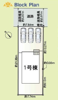 岐阜市日光町新築建売限定1邸！お車並列3台可能！ウォークインクローゼット2か所！インナーバルコニー！の区画図|岐阜市日光町新築建売限定1邸！お車並列3台可能！ウォークインクローゼット2か所！インナーバルコニー！