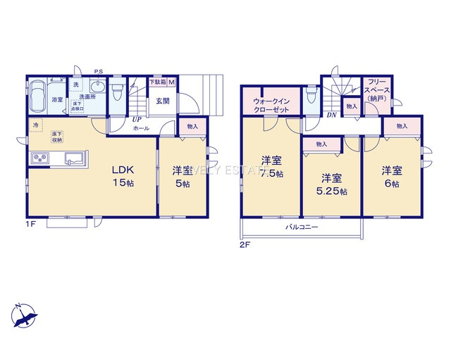 草加市長栄4丁目 新築分譲住宅 全4棟 D号棟