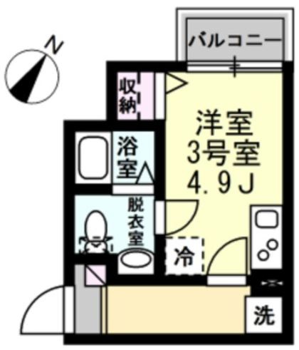 【間取り】 | ベイルーム妙蓮寺