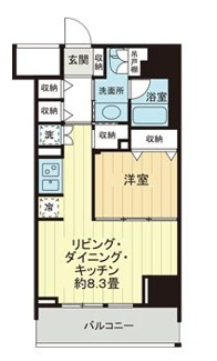 【間取り】 | クロスレジデンス白金高輪 | 間取りです。