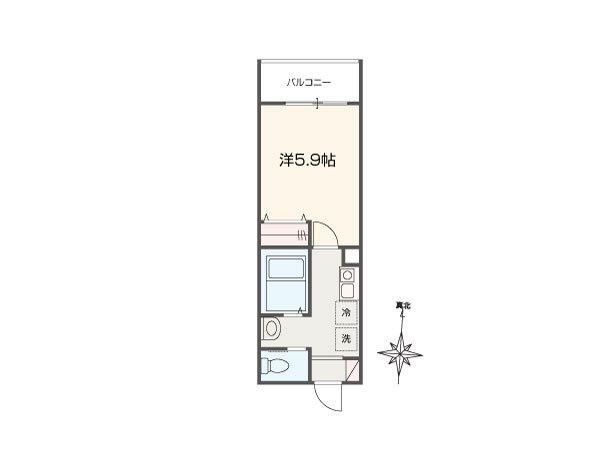 【間取り】 | ＭＥＬＬＡＳ海老名2