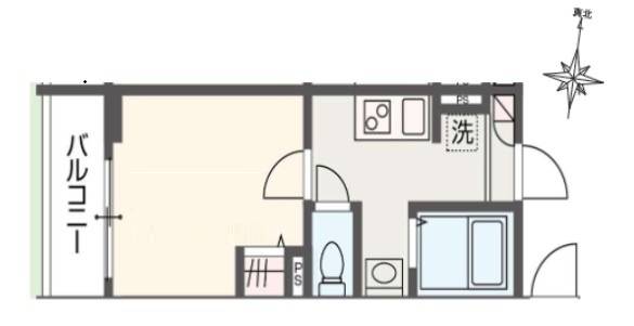 MELDIA新小岩Ⅳの間取り
