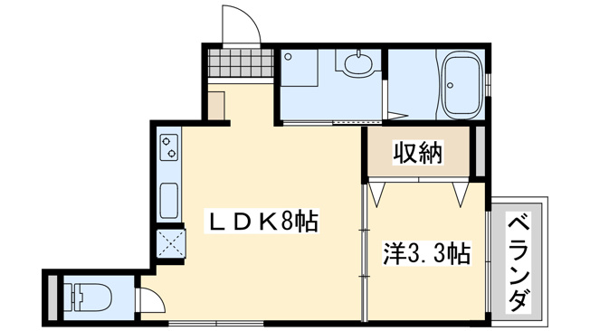 【間取り】 | アペルト泉佐野3