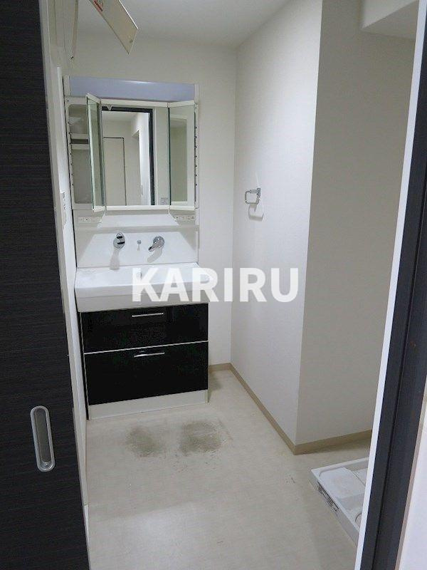 huit arbre上町台の洗面所