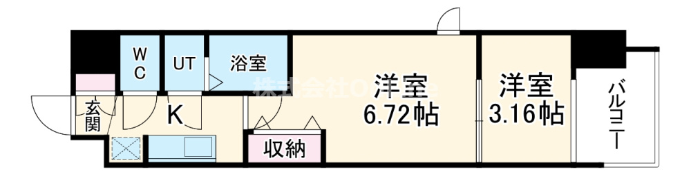 AELL OSAKA EASTの間取り
