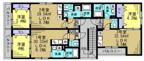 シティエスケイプ行徳の間取り