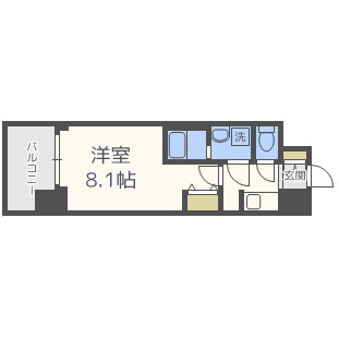 大阪市西区本田１丁目の賃貸マンションの間取り