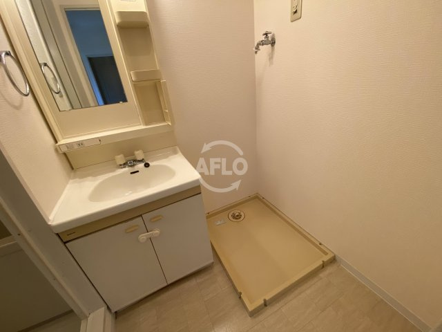 シャトー弁天弐番館（波除小学校区）の洗面所|シャトー弁天弐番館　脱衣室