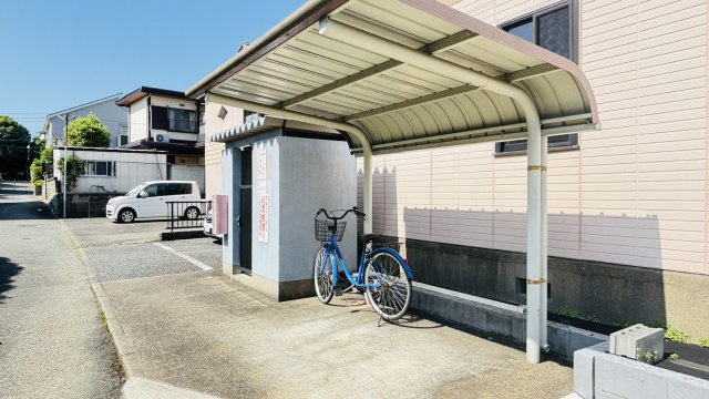 筑紫野市針摺東５丁目のアパートのエントランス