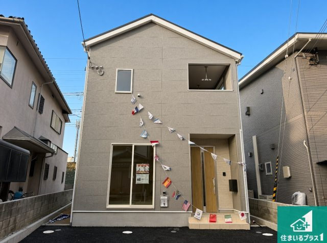 ◆羽曳野市南古市　第2期　新築一戸建ての外観|安心の10年保証！外観を美しく保ち、雨水で汚れを落とします！気になることがありましたら、お気軽にお問い合わせください！