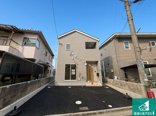 ◆羽曳野市南古市　第2期　新築一戸建ての外観|安心の10年保証！外観を美しく保ち、雨水で汚れを落とします！気になることがありましたら、お気軽にお問い合わせください！
