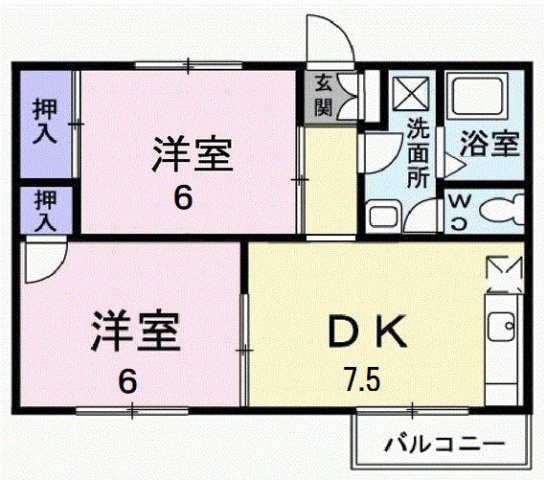 ファミールコーポの間取り
